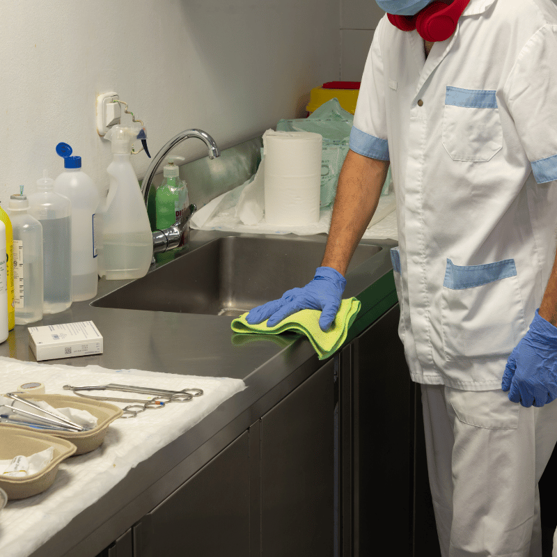 Higiene del medio hospitalario y limpieza del material contenido SCORM